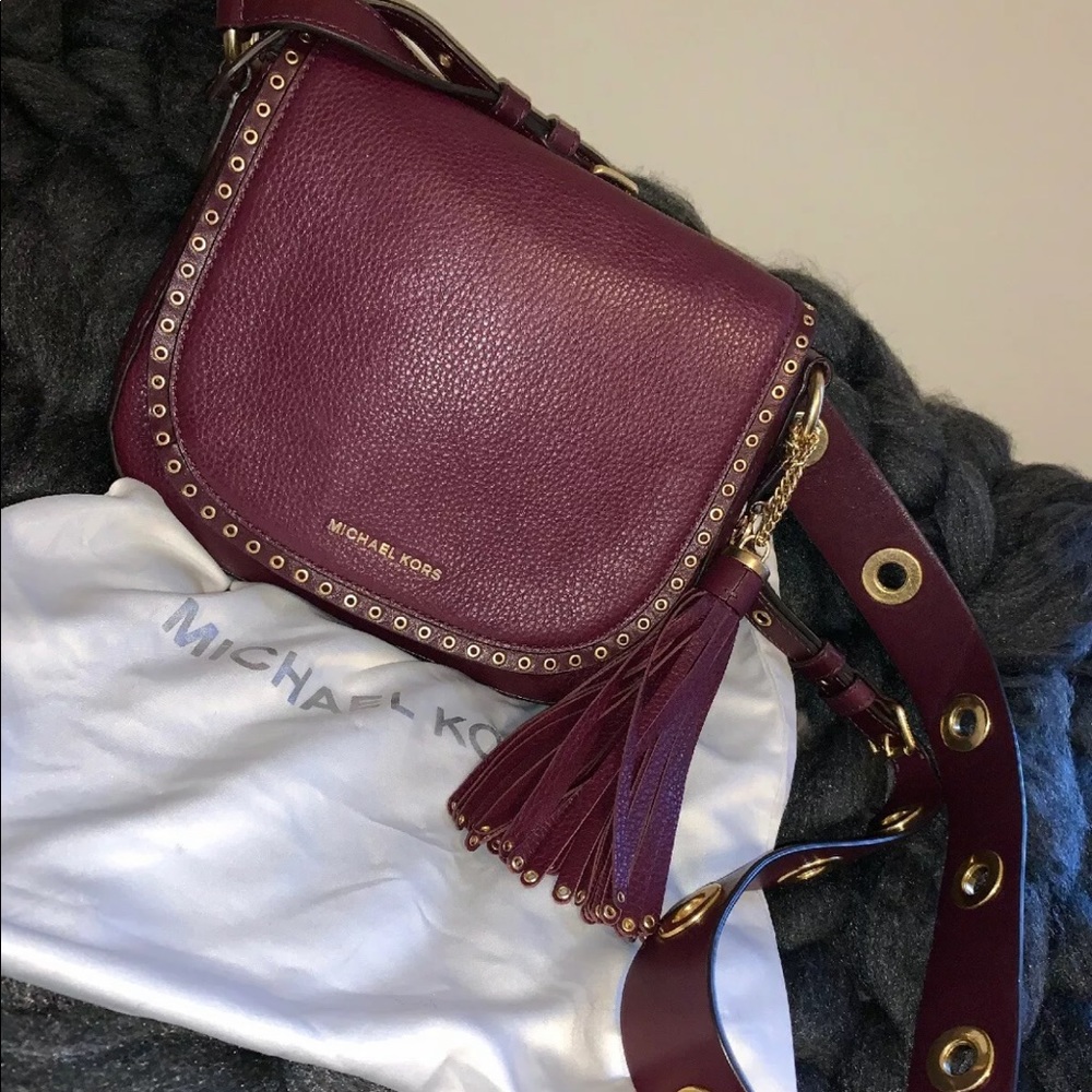 Michael Kors Brooklyn Medium Saddle Bag
